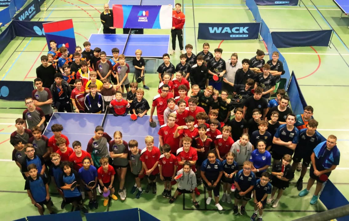 Les 94 jeunes du championnat jeunes 2025 à Beynat